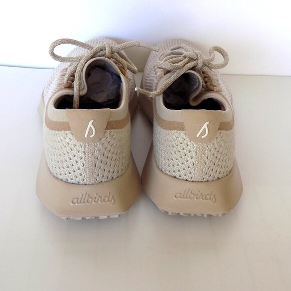 Allbirds Tree Dasher 2 Sneakers Size 9.5 Stony Cream/Beige - Picture 4 of 9